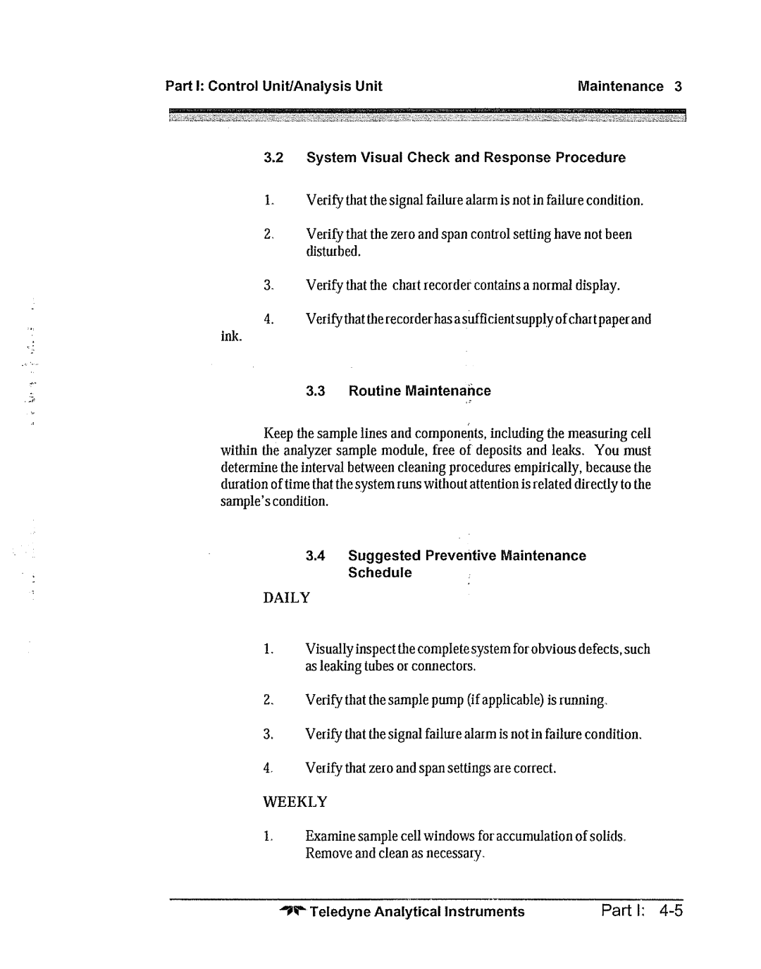 Teledyne 5000bf manual 