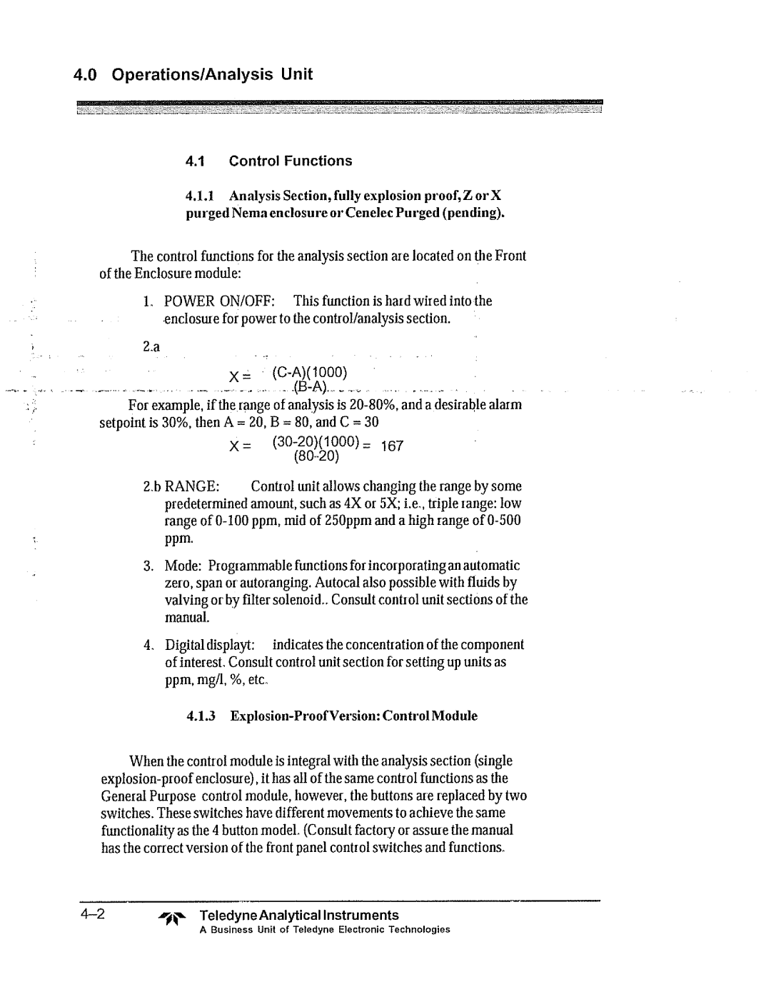 Teledyne 5000bf manual 