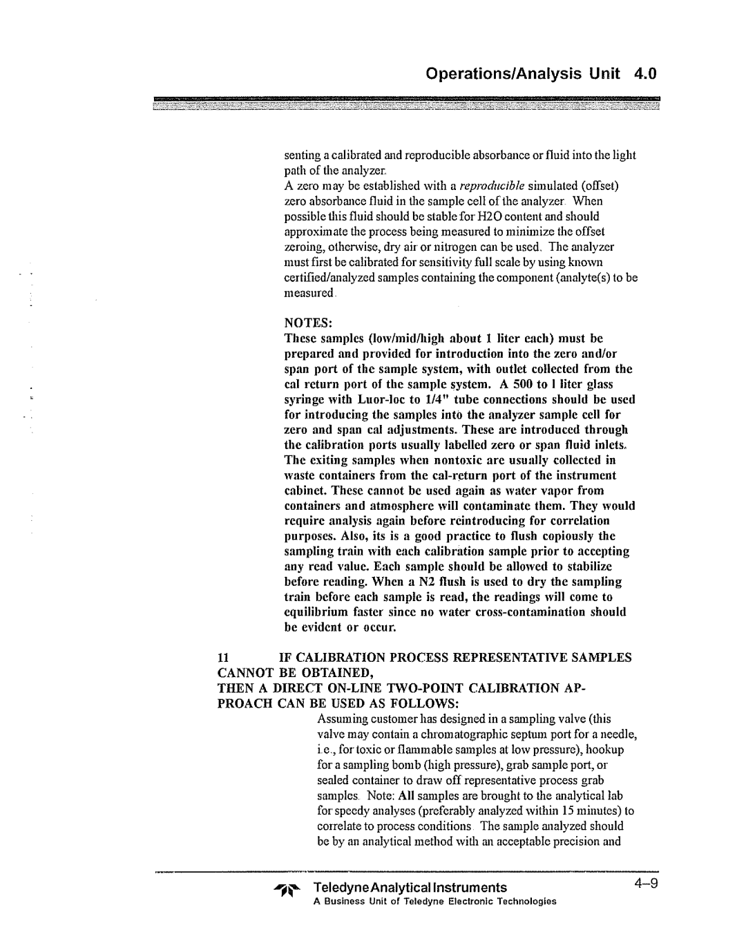 Teledyne 5000bf manual 