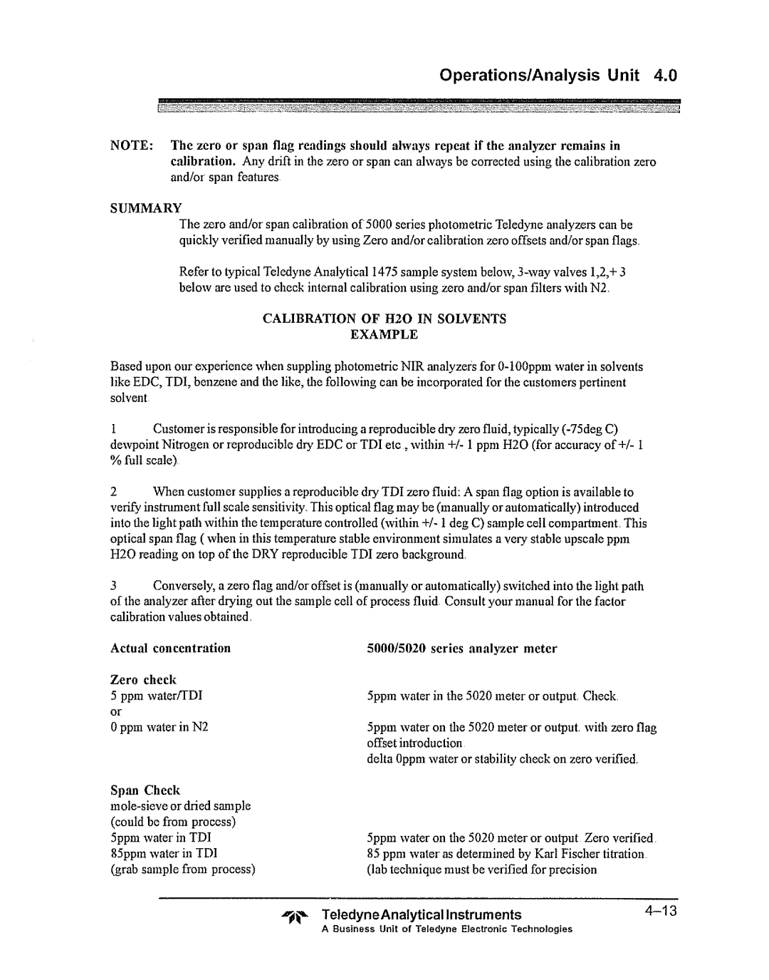 Teledyne 5000bf manual 