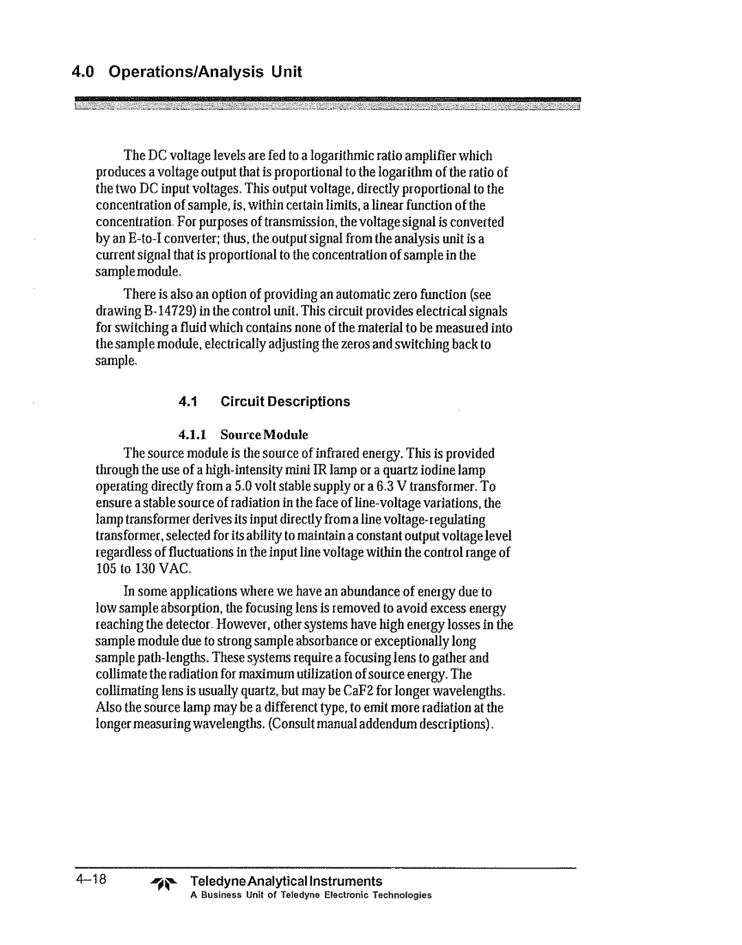 Teledyne 5000bf manual 