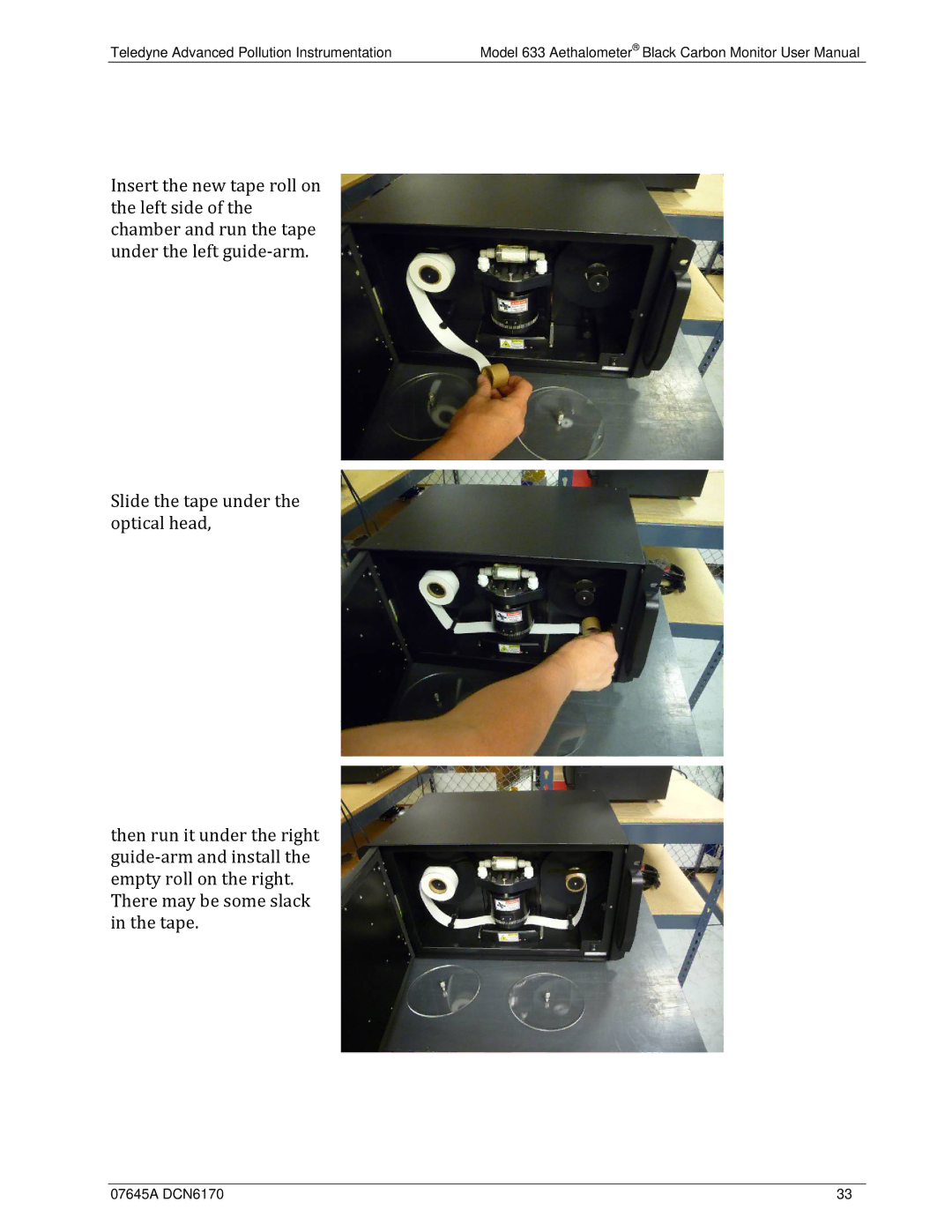 Teledyne 633 user manual Teledyne Advanced Pollution Instrumentation 