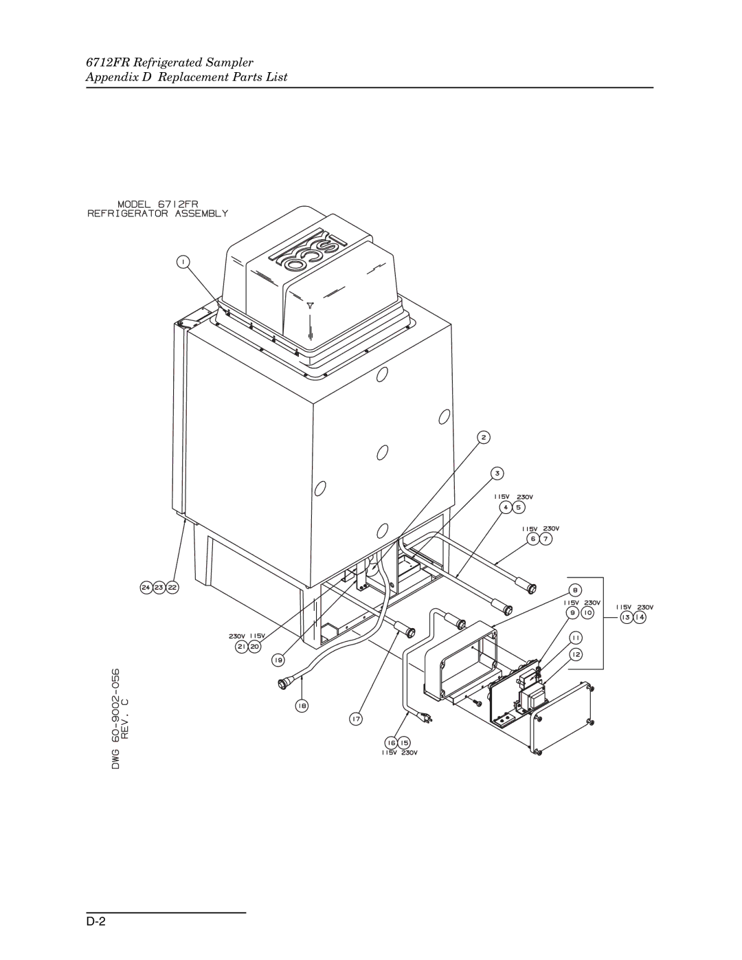 Teledyne 6712FR manual 