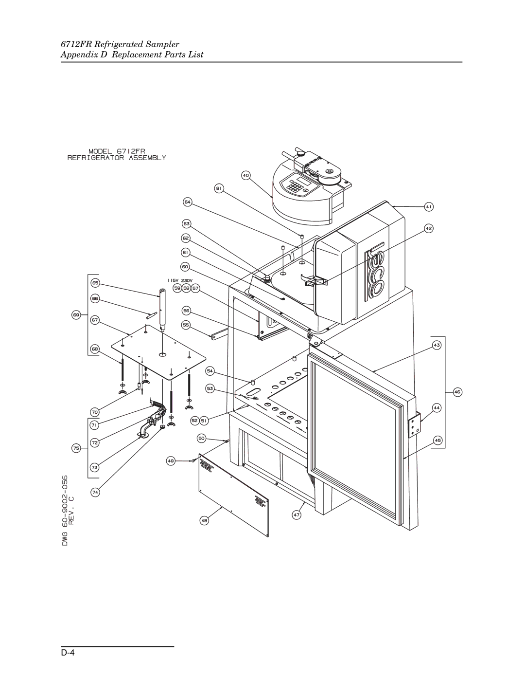 Teledyne 6712FR manual 