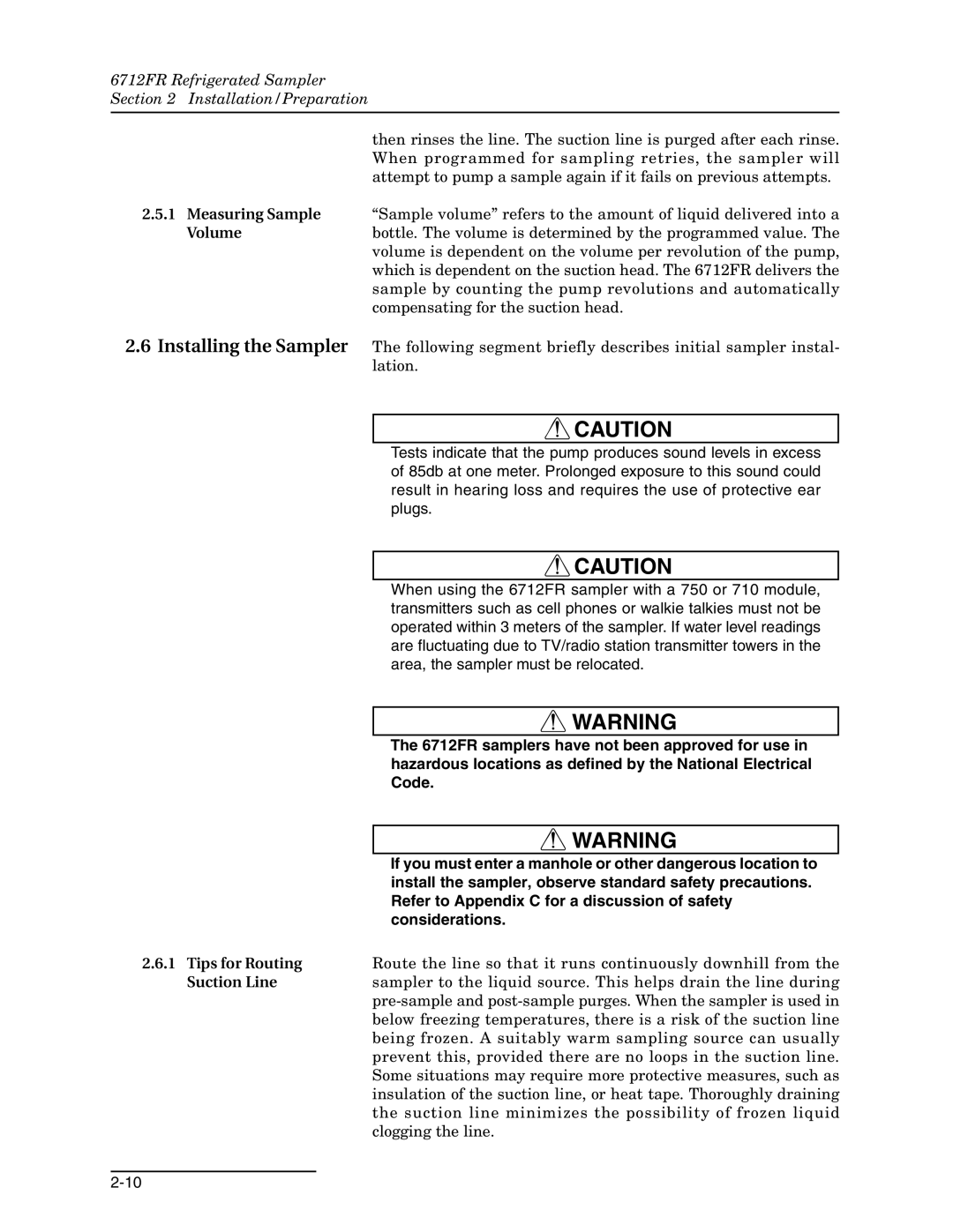 Teledyne 6712FR manual Tips for Routing, Suction Line 