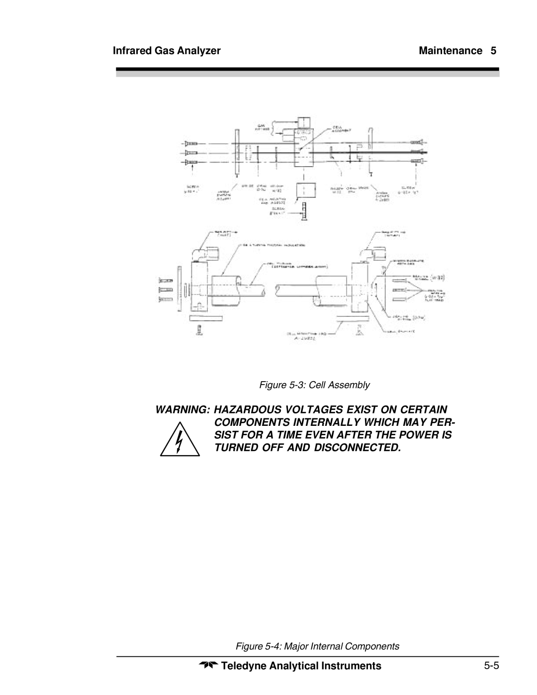 Teledyne 7300A manual Cell Assembly 