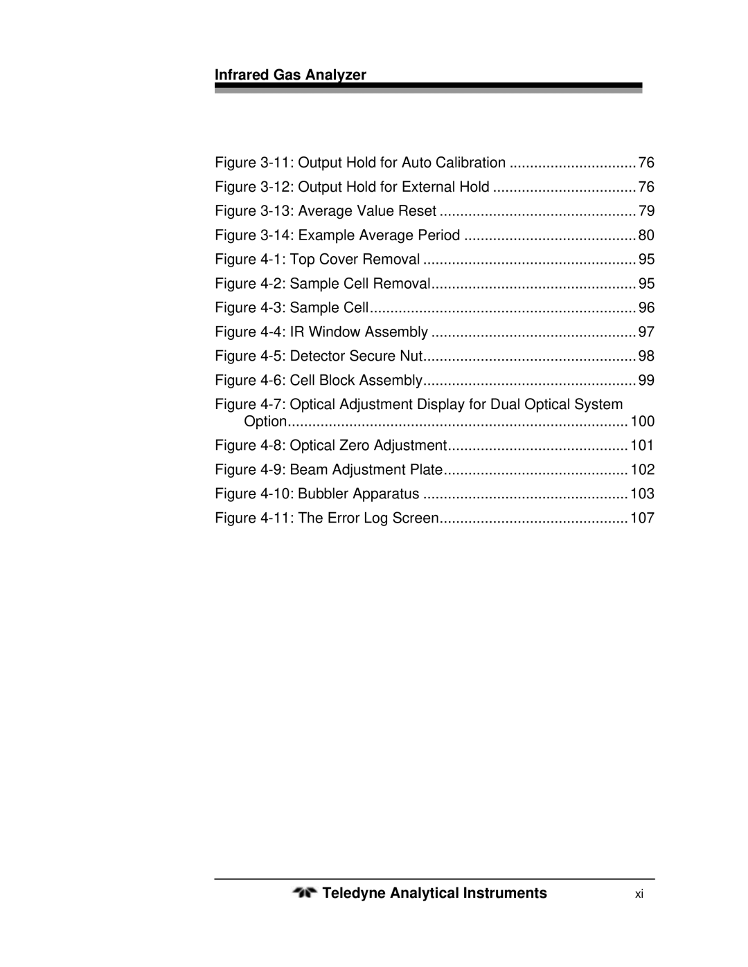 Teledyne 7600 operating instructions Output Hold for Auto Calibration 