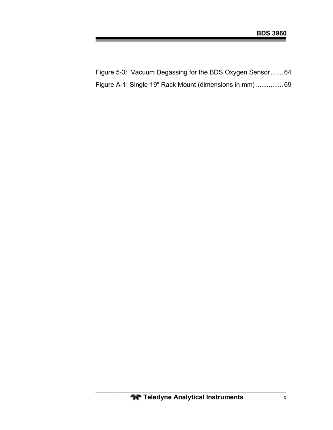 Teledyne BDS-3960 operating instructions Vacuum Degassing for the BDS Oxygen Sensor 