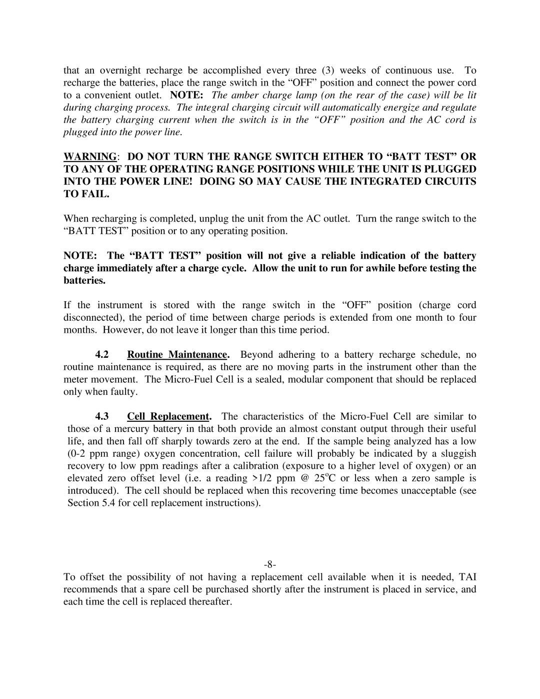 Teledyne ECO#02-0227 instruction manual 