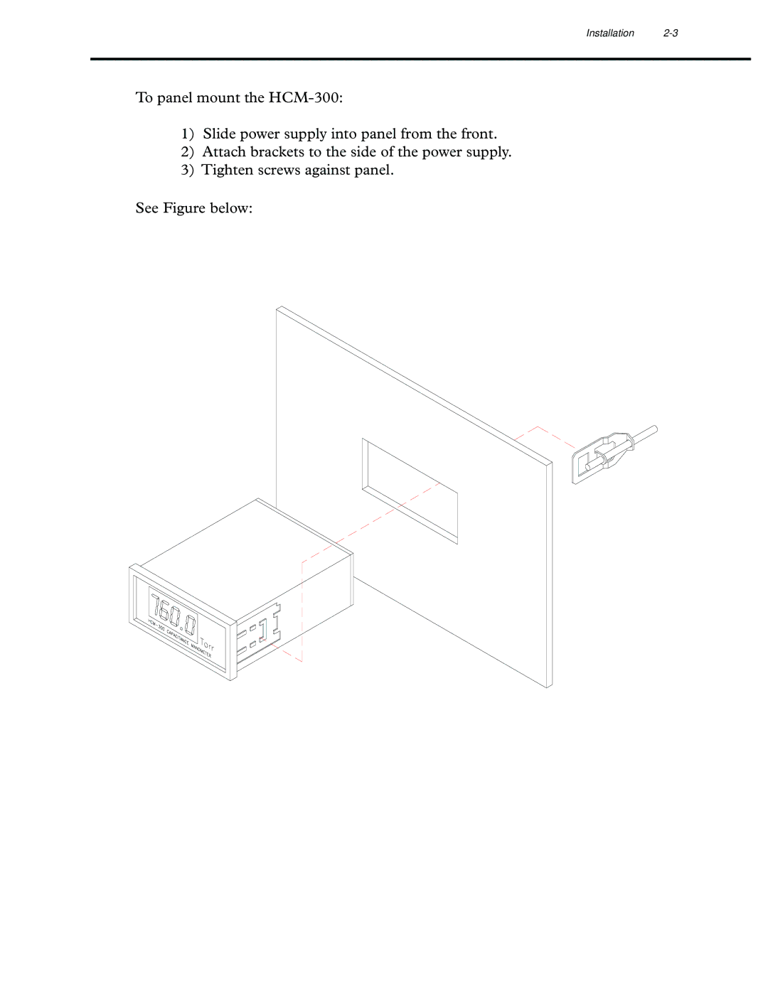 Teledyne HCM-300 manual Installation 