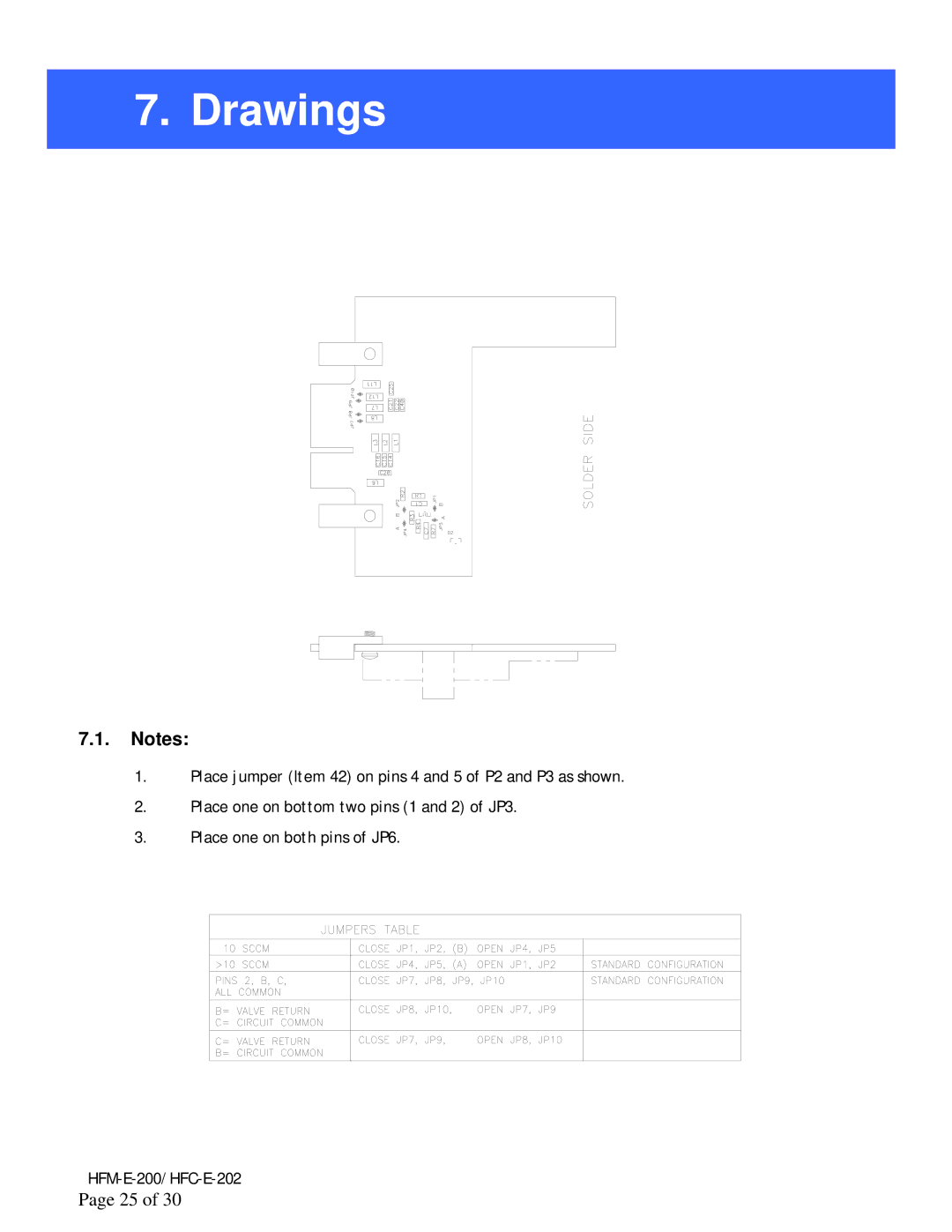 Teledyne HFM-E-200, HFC-E-202 instruction manual Drawings 