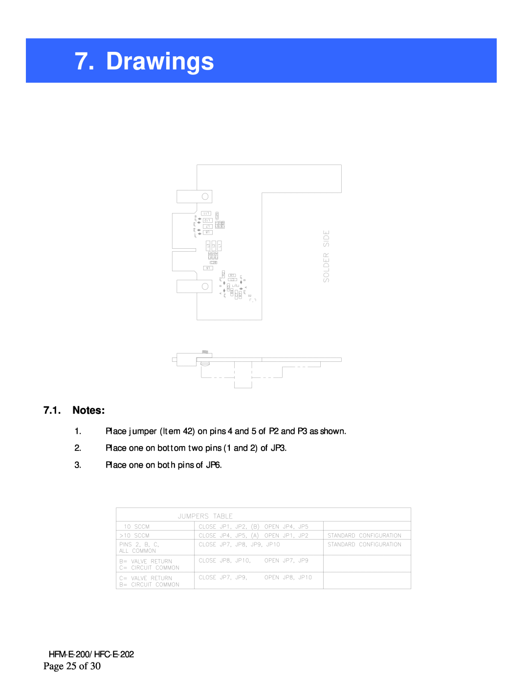 Teledyne HFM-E-200, HFC-E-202 instruction manual Drawings, Notes 