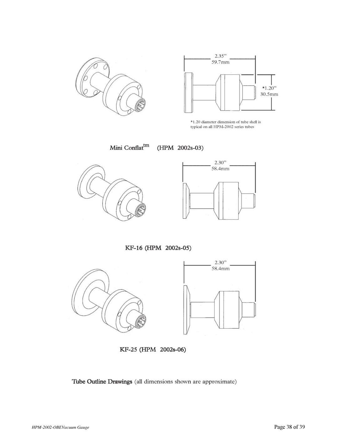 Teledyne instruction manual HPM-2002-OBEVacuum Gauge 