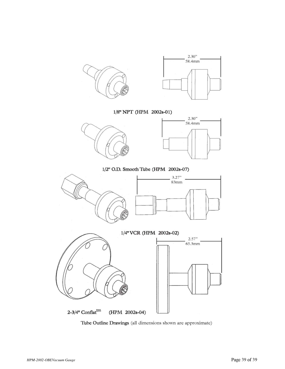 Teledyne instruction manual HPM-2002-OBEVacuum Gauge 