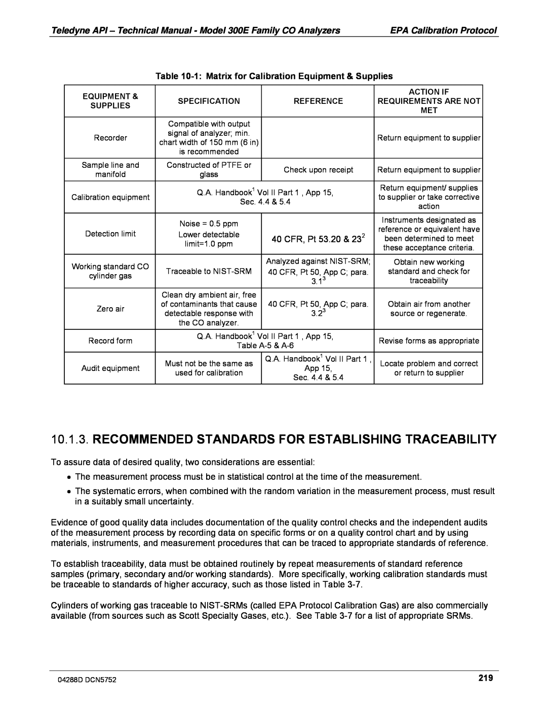 Teledyne M300EM operation manual 