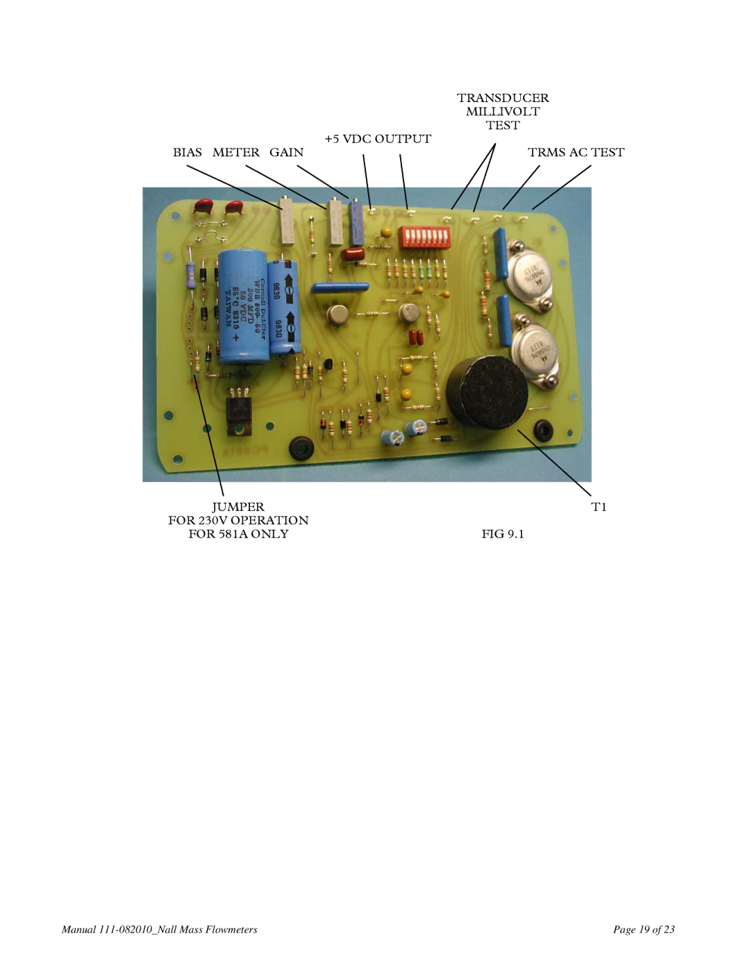 Teledyne NALL instruction manual Transducer 