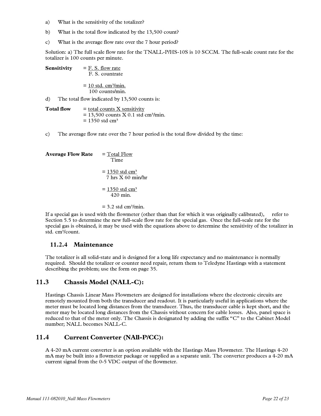 Teledyne instruction manual Maintenance, Chassis Model NALL-C, Current Converter NAll-P/CC 