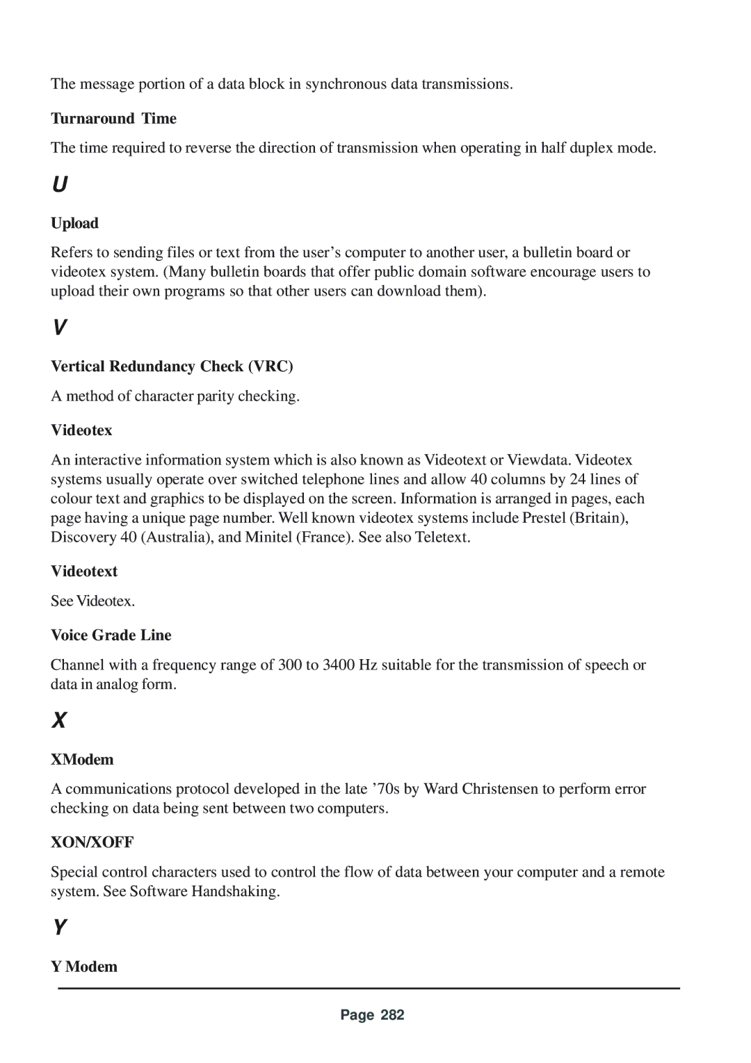 Telenetics 56 manual Xon/Xoff 