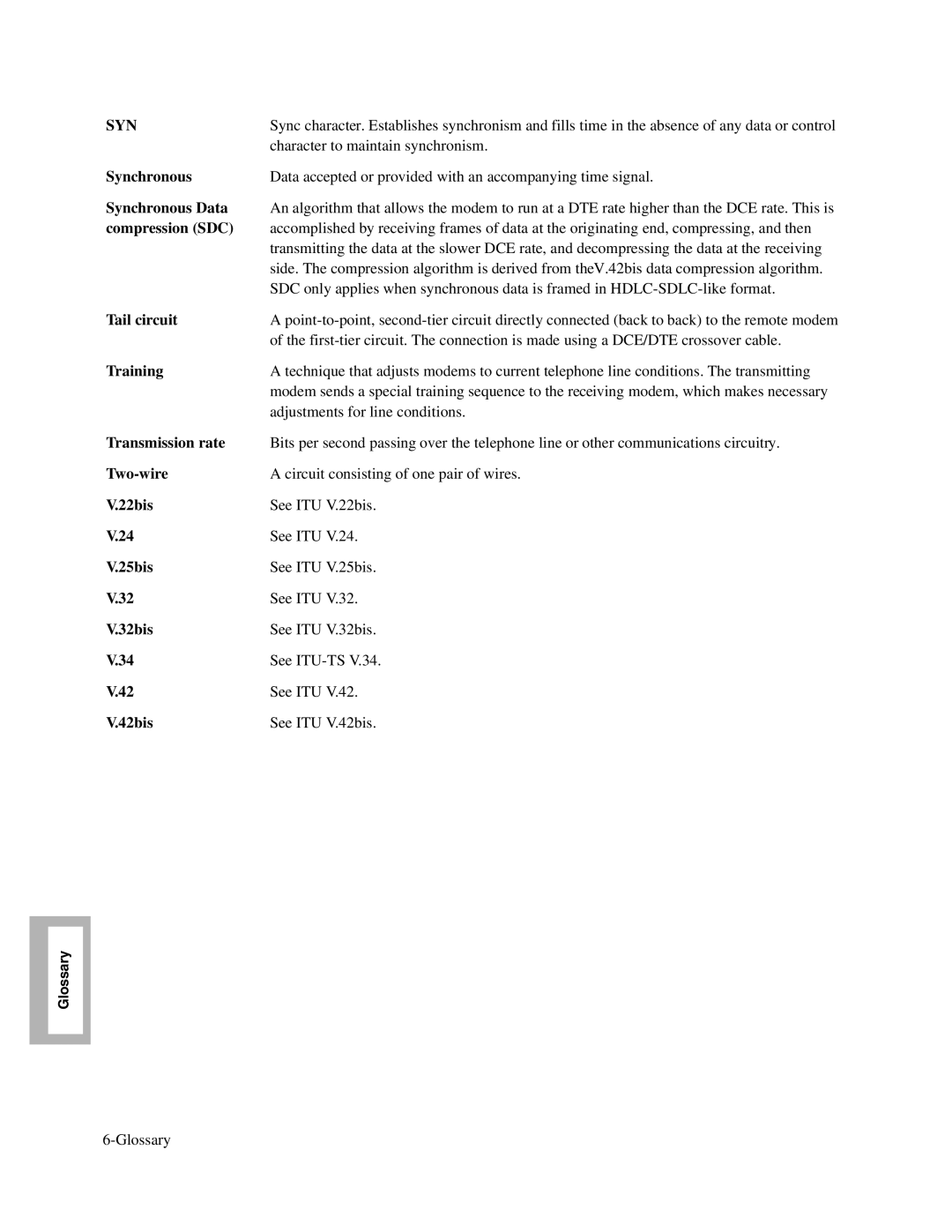 Telenetics 326X V.34, V.34-SDC, V.32bis Series manual Syn 