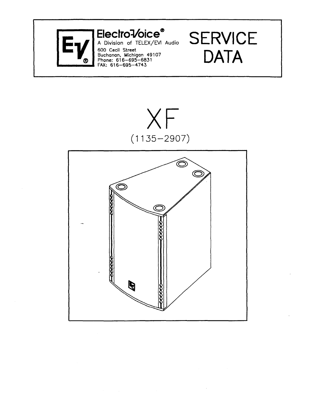 Telex 1135-2907 manual 