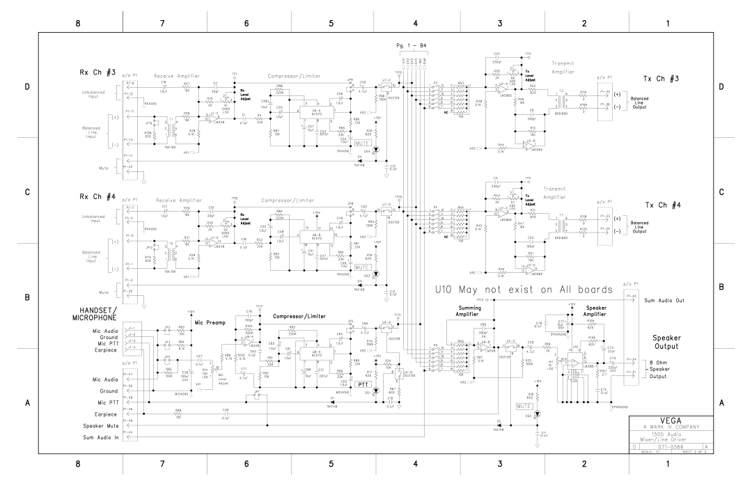 Telex 1505 service manual 