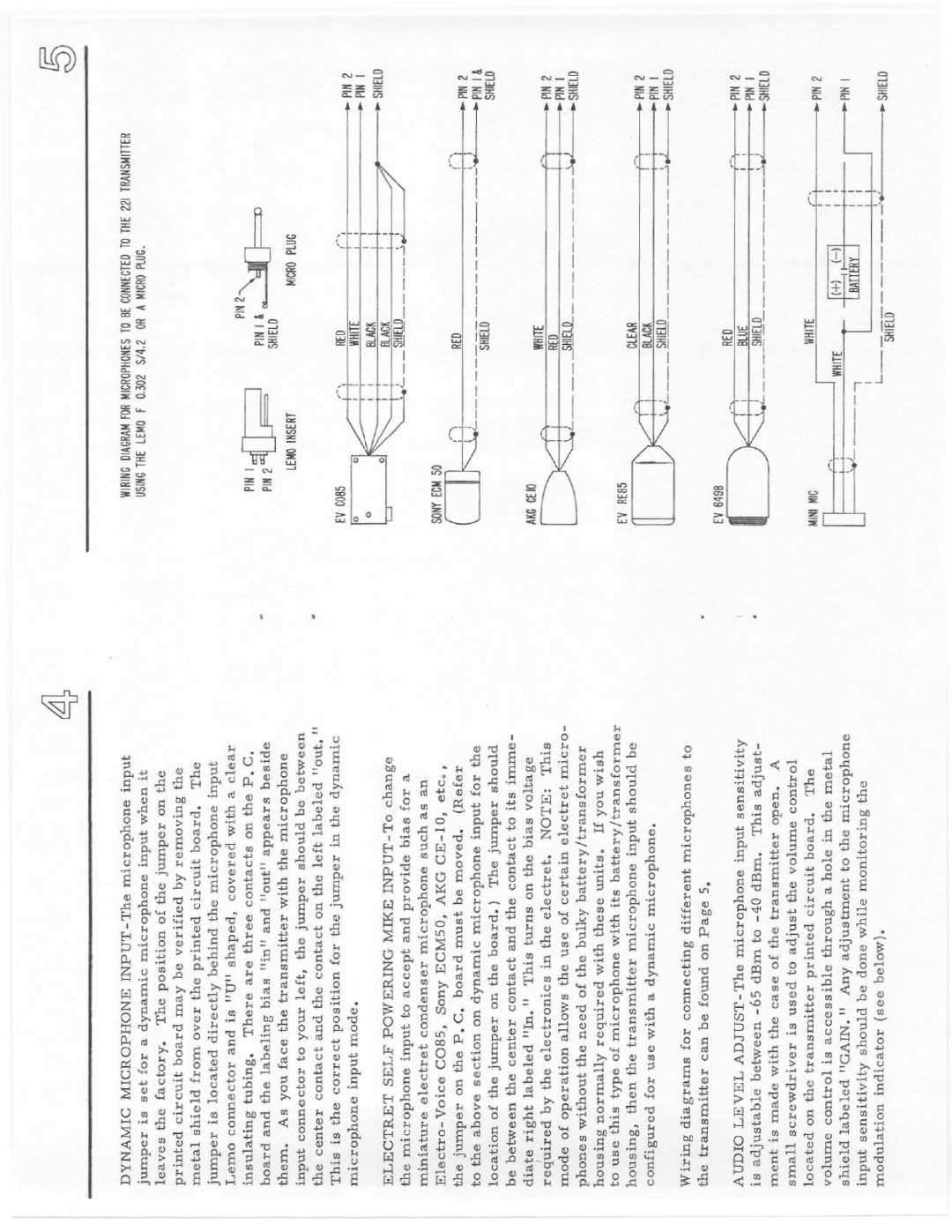 Telex 221-121 manual 