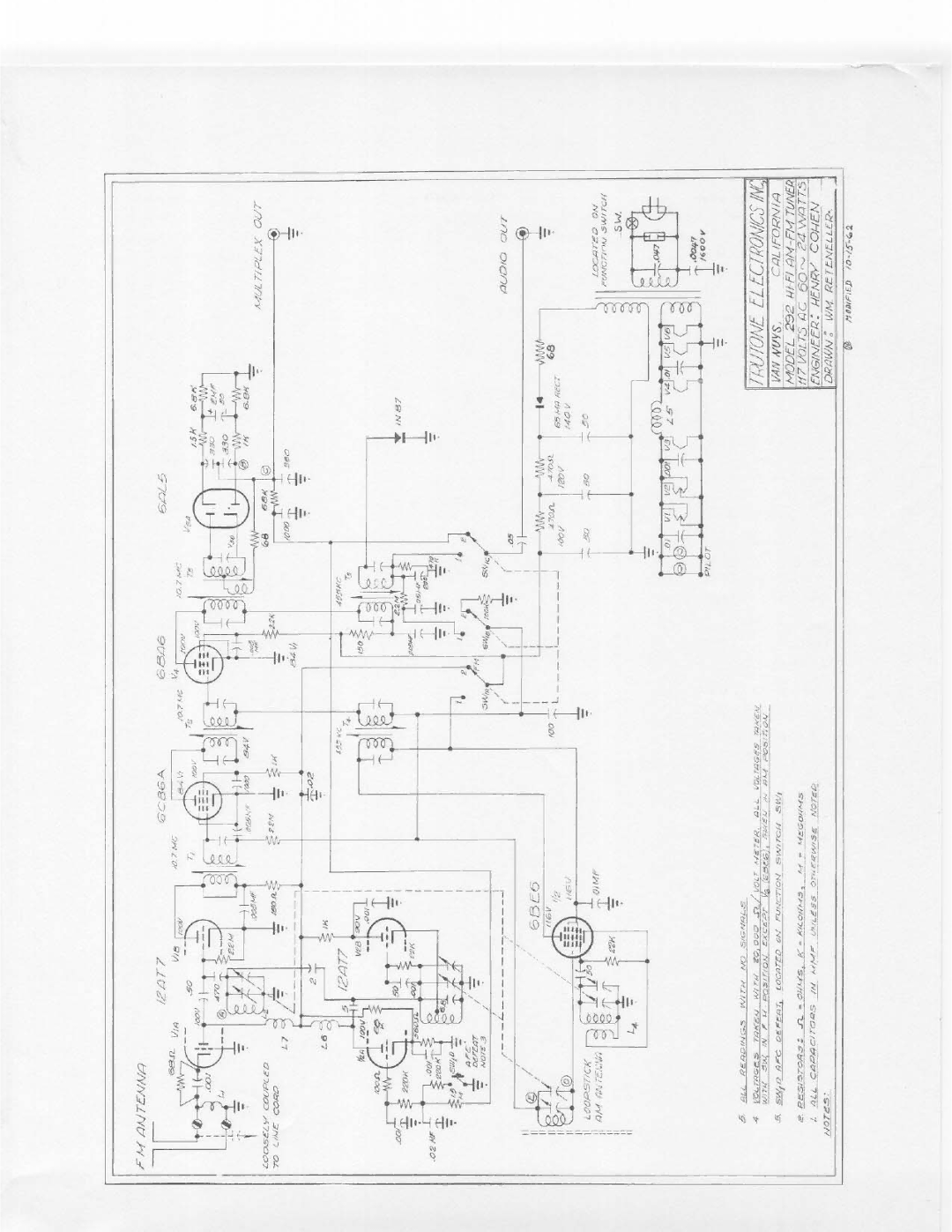 Telex 292 manual 