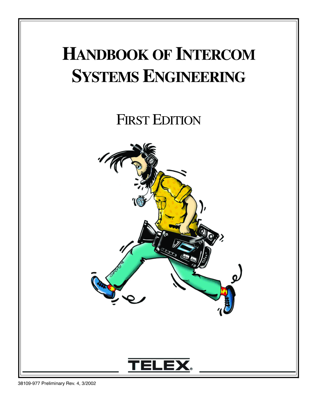 Telex 38109-977 manual Handbook of Intercom Systems Engineering 