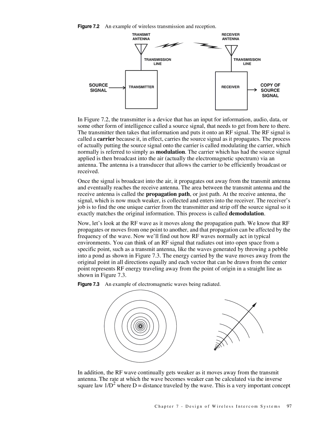 Telex 38109-977 manual An example of wireless transmission and reception 