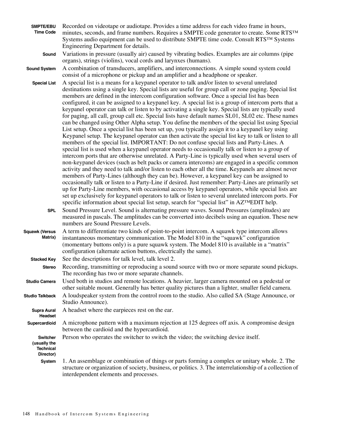 Telex 38109-977 manual Spl 