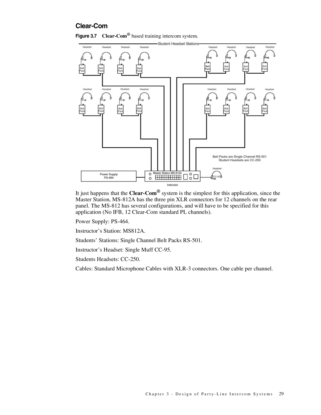 Telex 38109-977 manual Clear-Combased training intercom system 