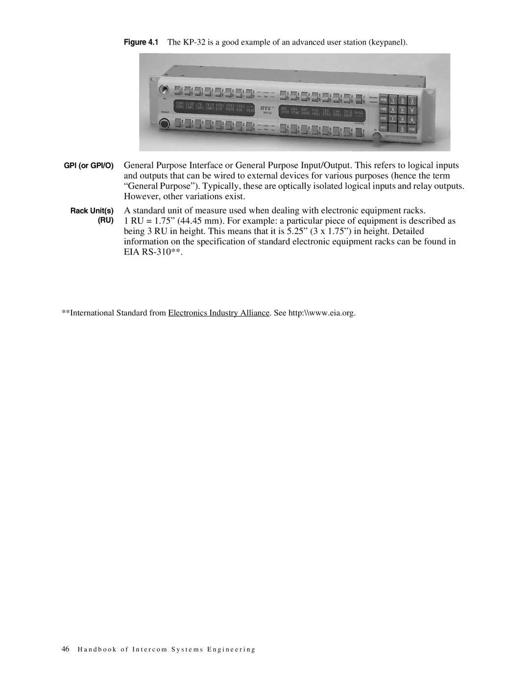 Telex 38109-977 manual KP-32 is a good example of an advanced user station keypanel 