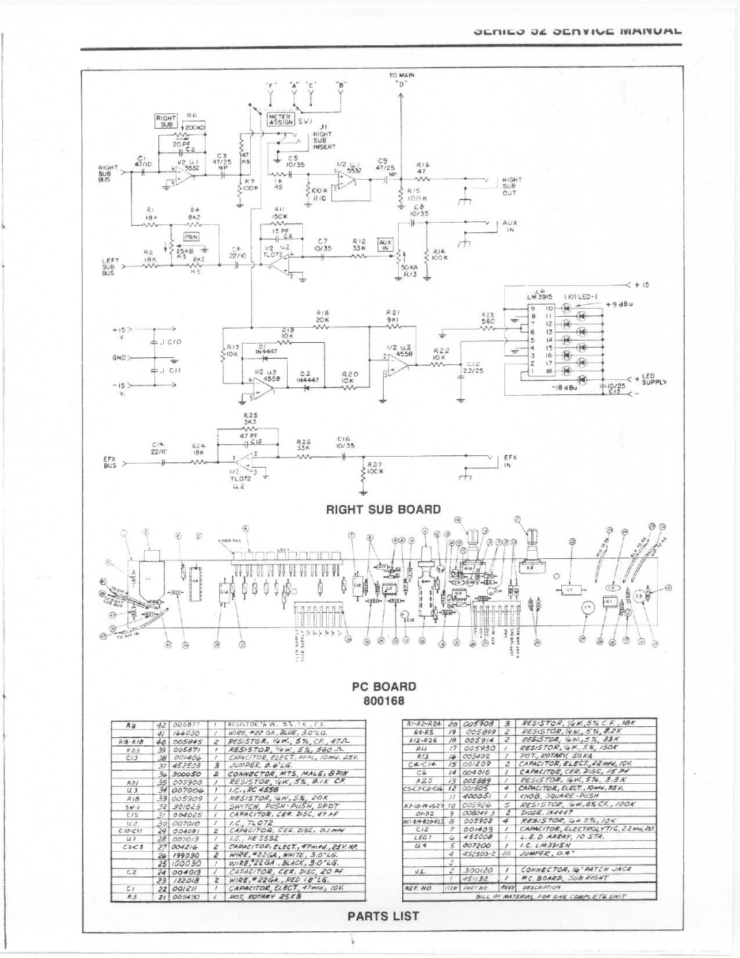 Telex 52 Series manual 