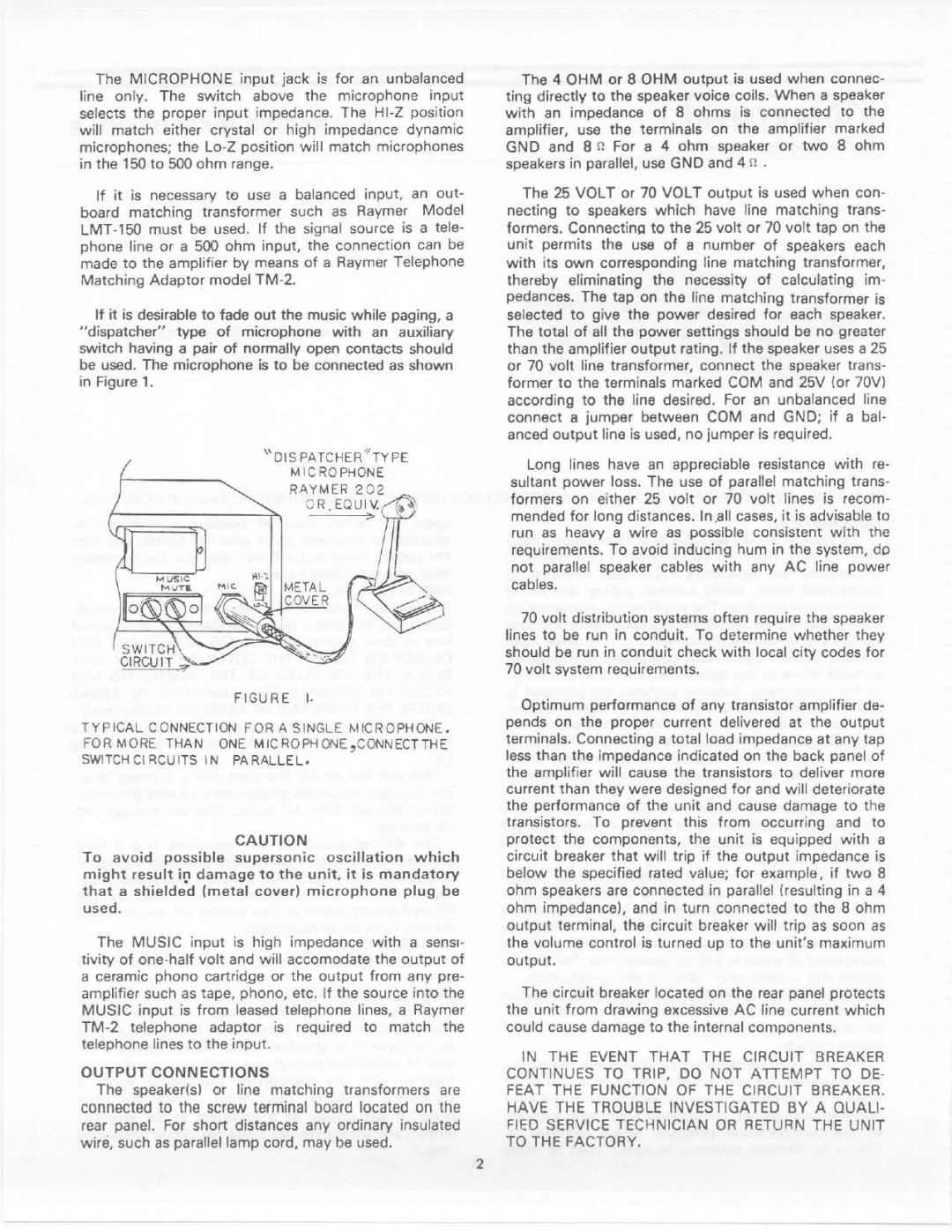 Telex 800-35A manual 