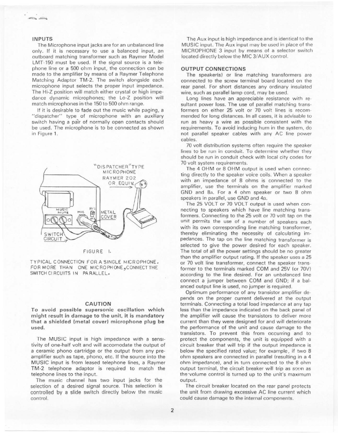 Telex 800-40 manual 