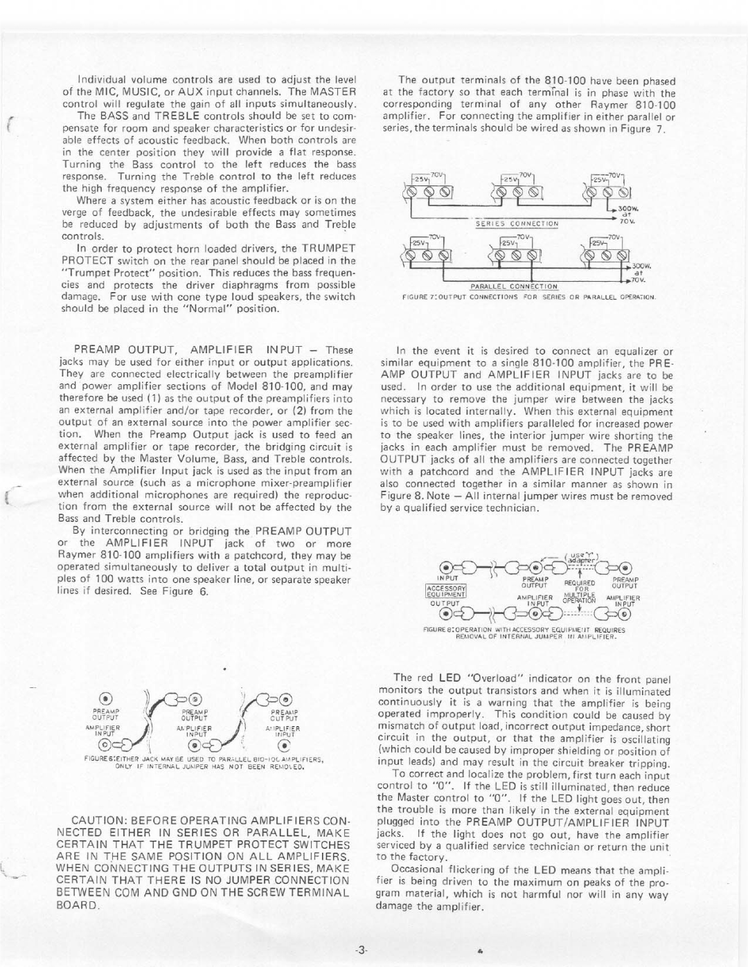 Telex 810-100 manual 