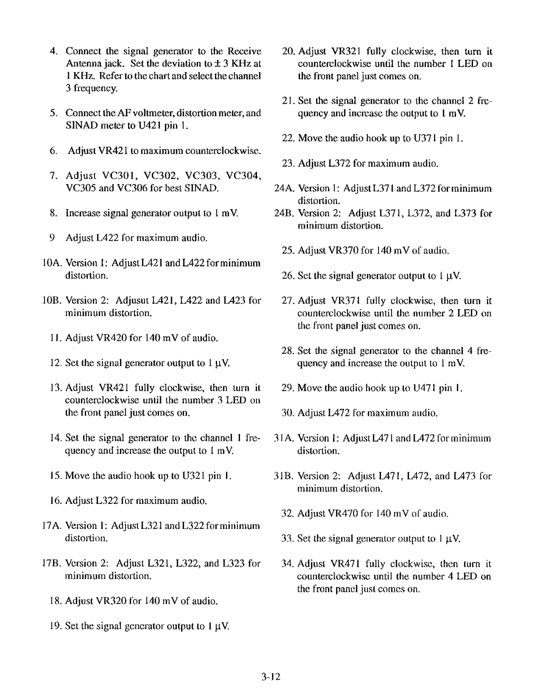 Telex BTR-200 Series manual 