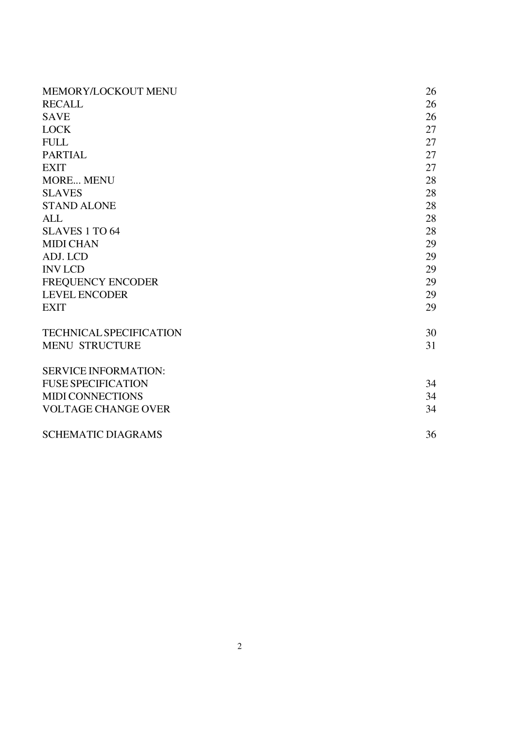 Telex DN3600C service manual 