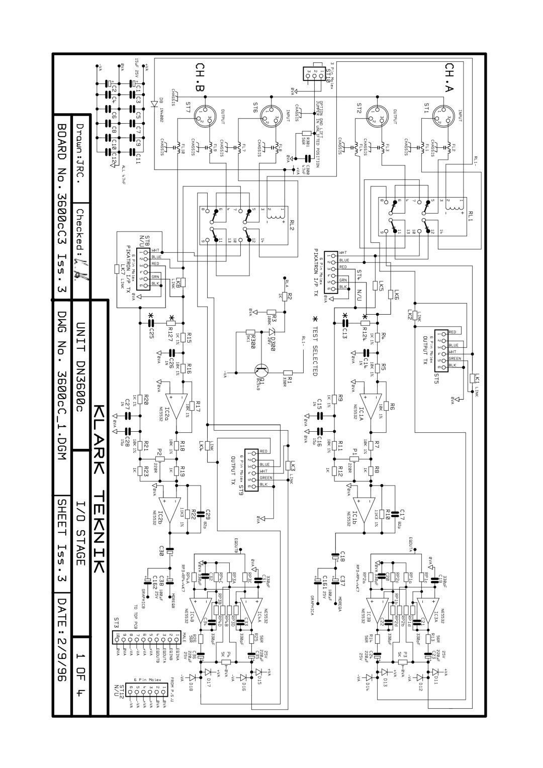 Telex DN3600C service manual 