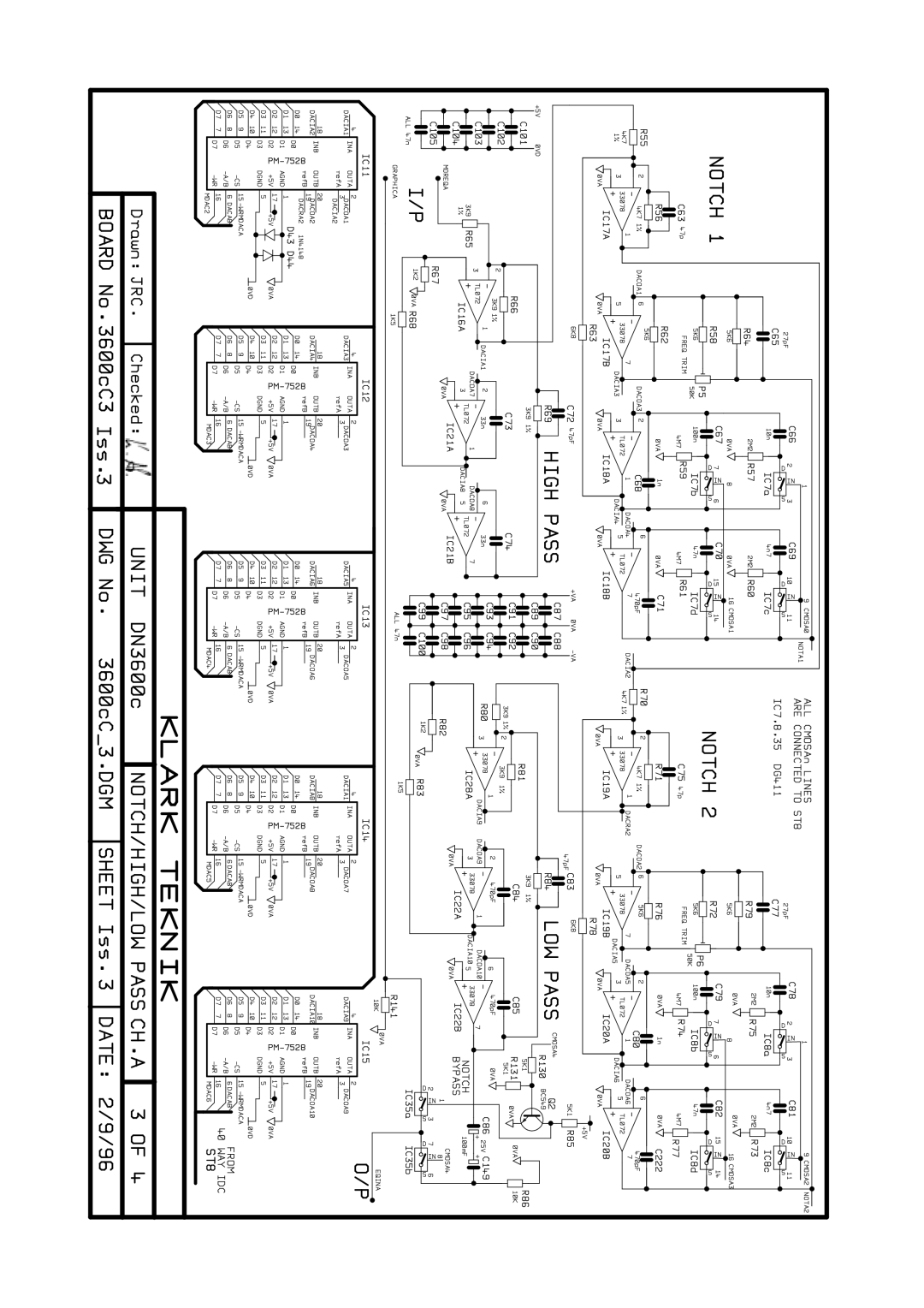 Telex DN3600C service manual 