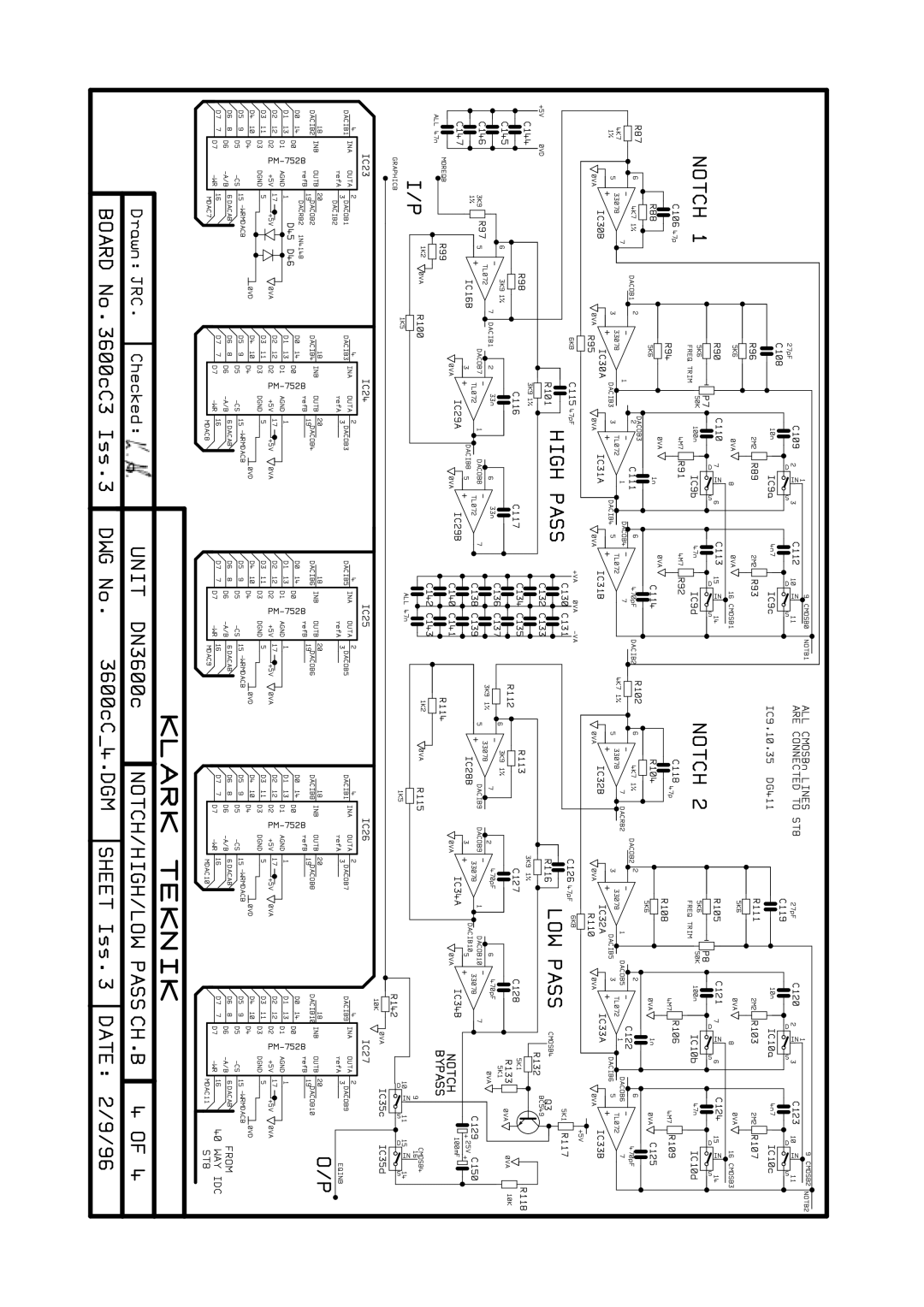 Telex DN3600C service manual 