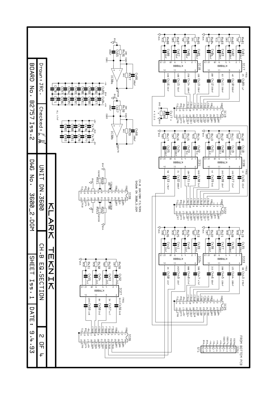 Telex DN3600C service manual 