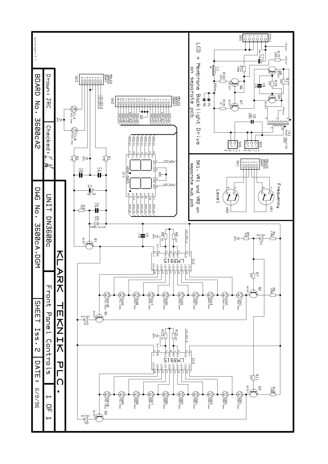 Telex DN3600C service manual 