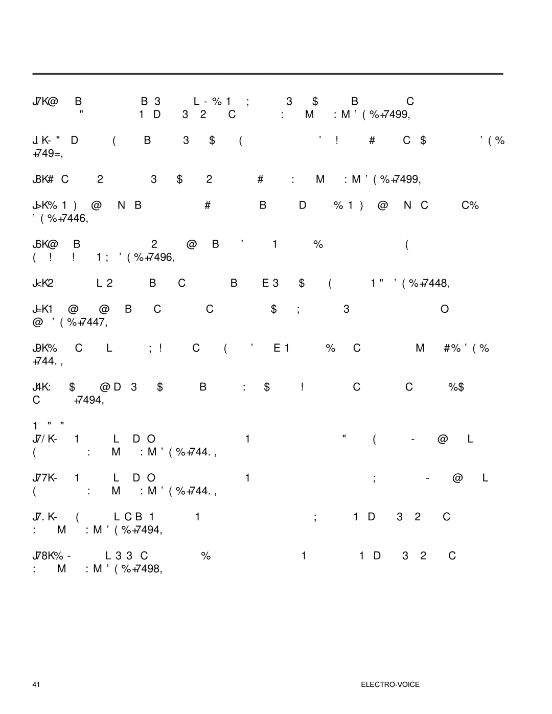 Telex ELECTRO-VOICE X-Line TM manual Rigging References, Mechanical Engineering References 