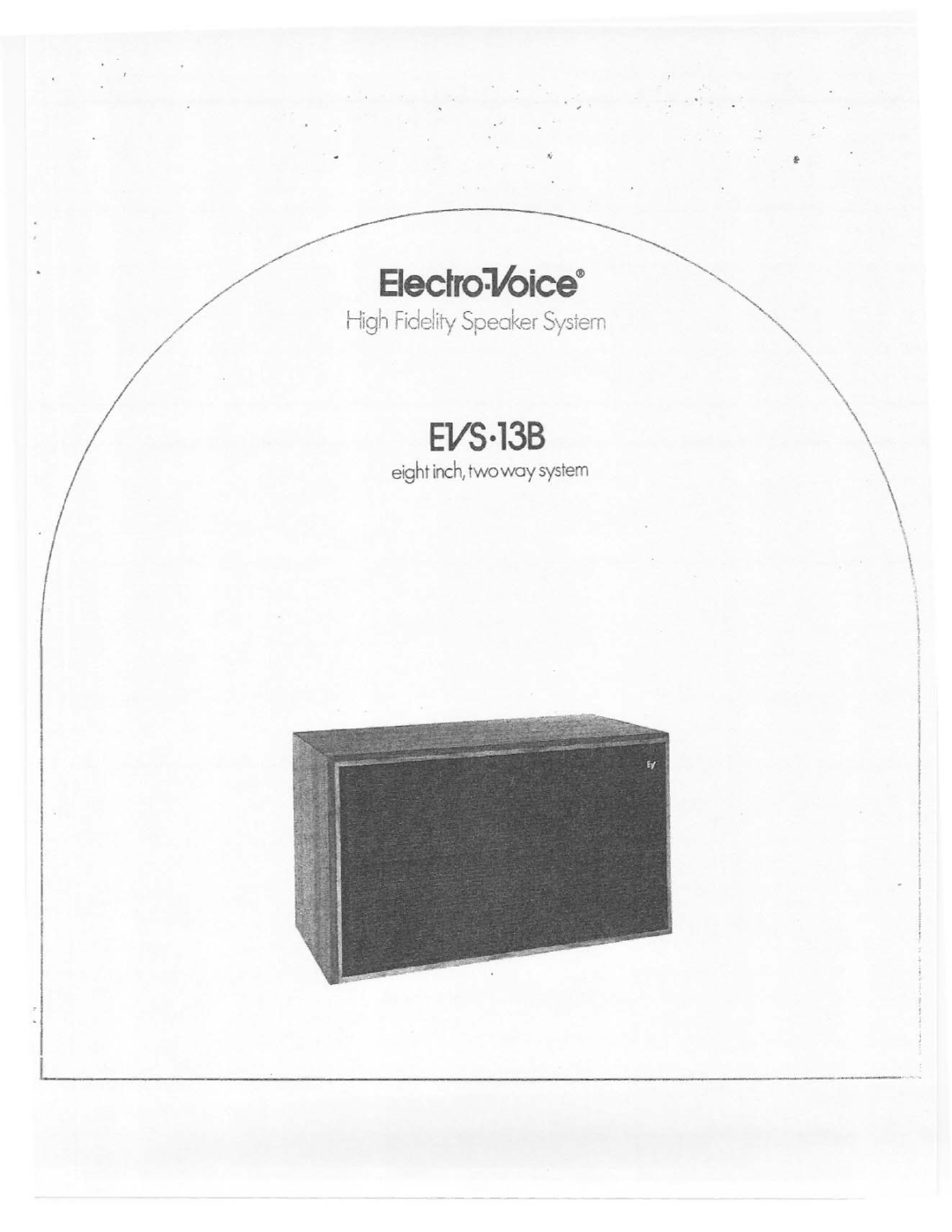 Telex EVS-13B manual 