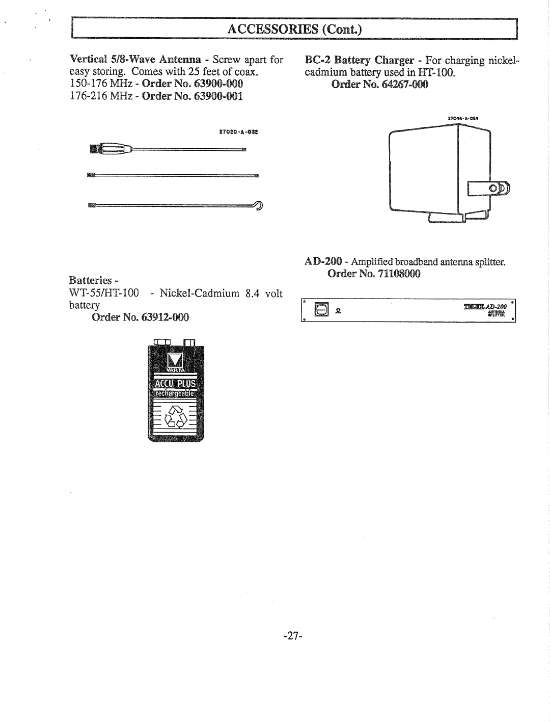 Telex FMR-70 manual 