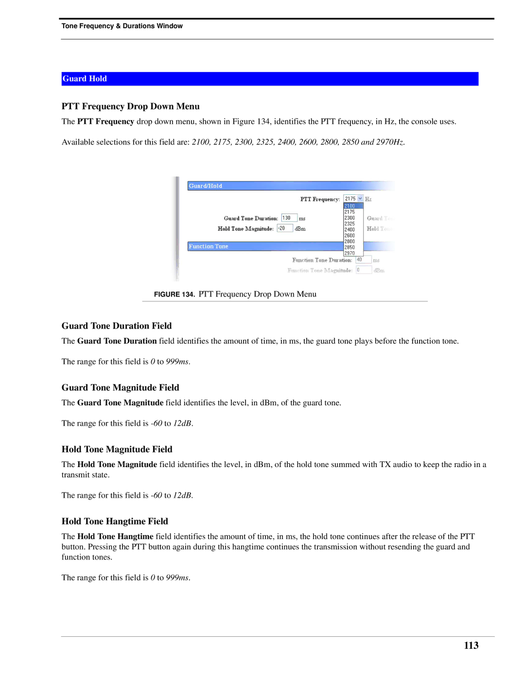 Telex IP-223 technical manual 113 