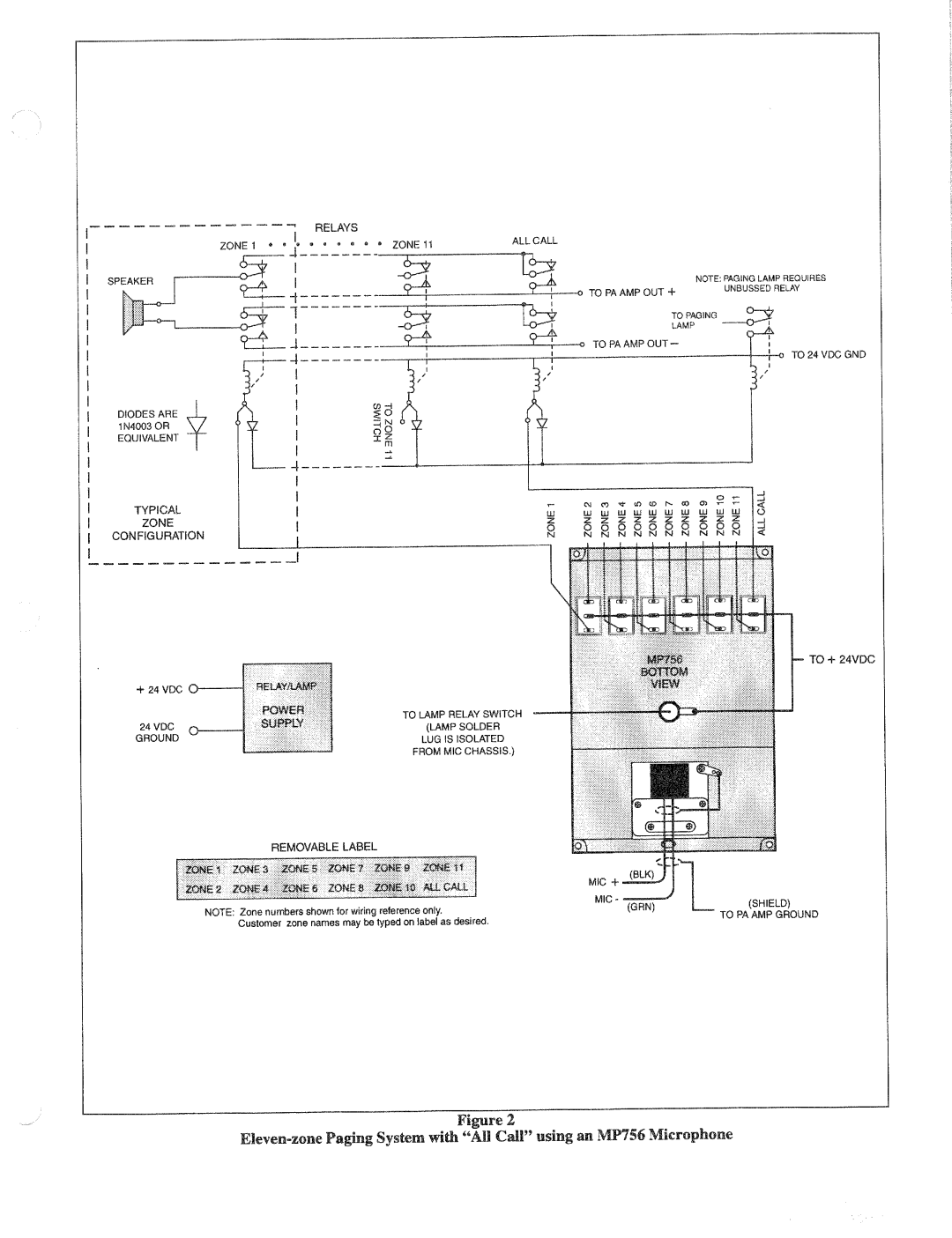 Telex MP753, MP756 manual 