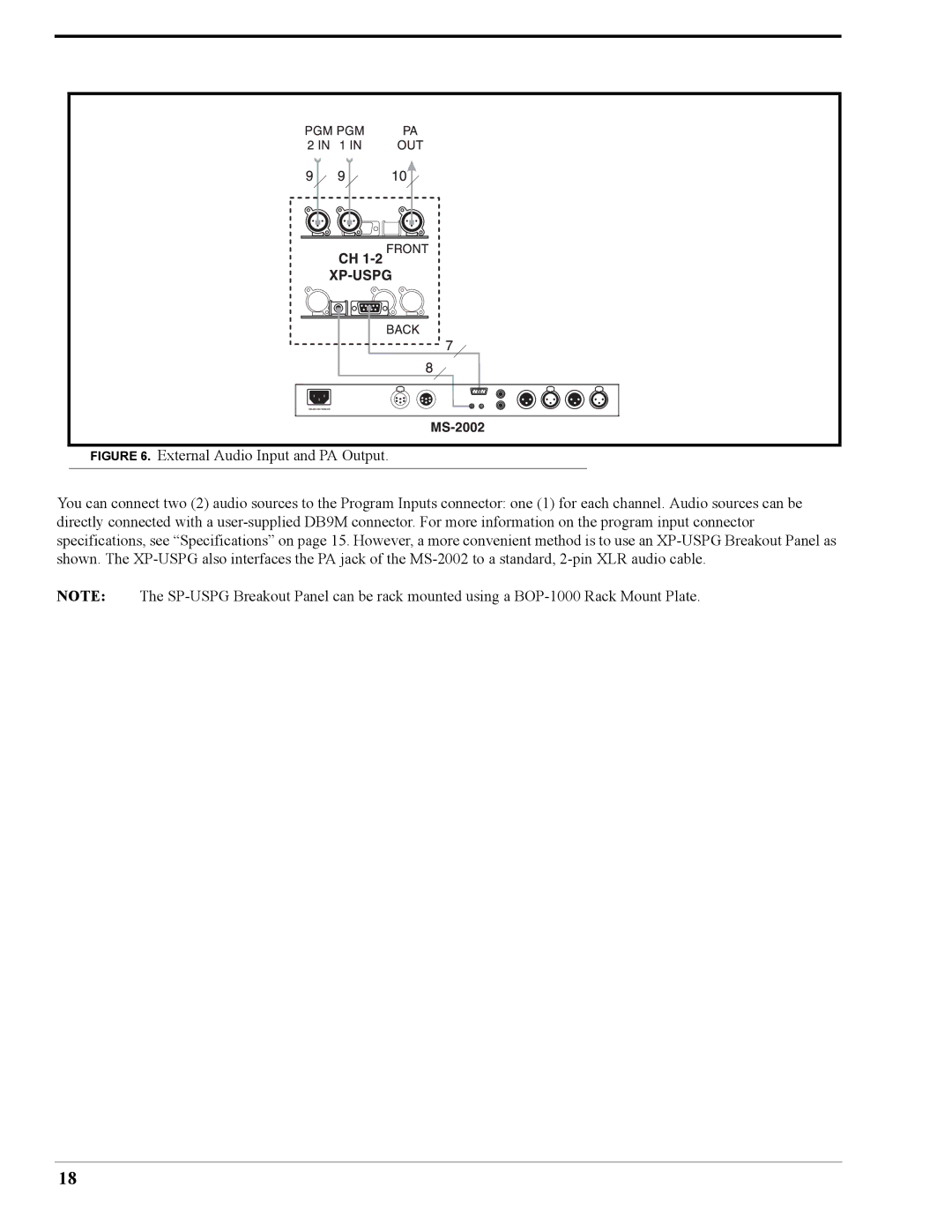 Telex MS-2002 user manual 