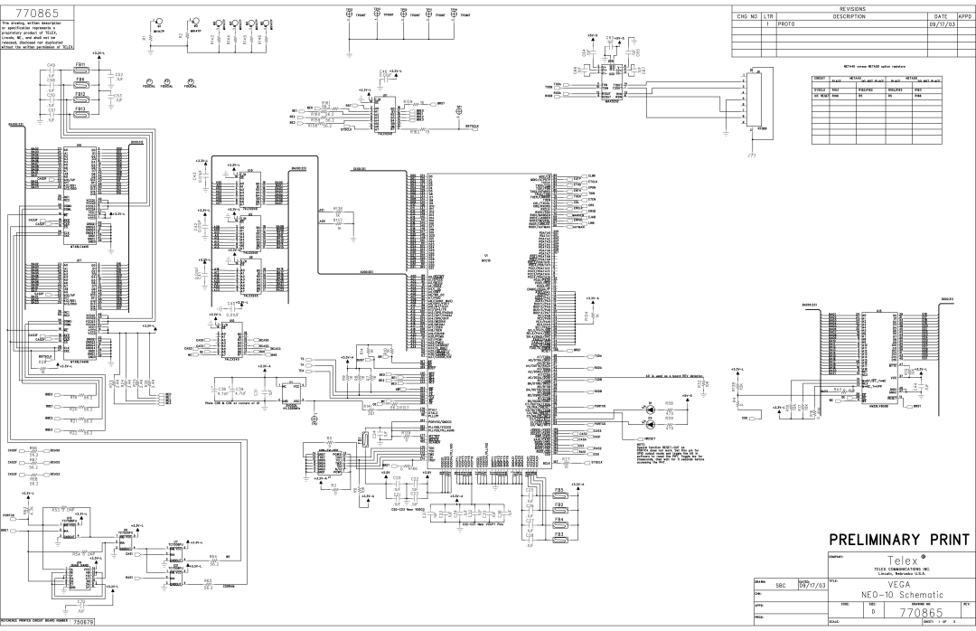 Telex NEO-10 technical manual 